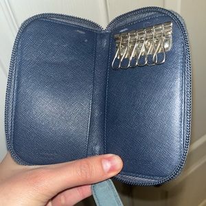 Prada Tessuto Nylon Key and Card Holder